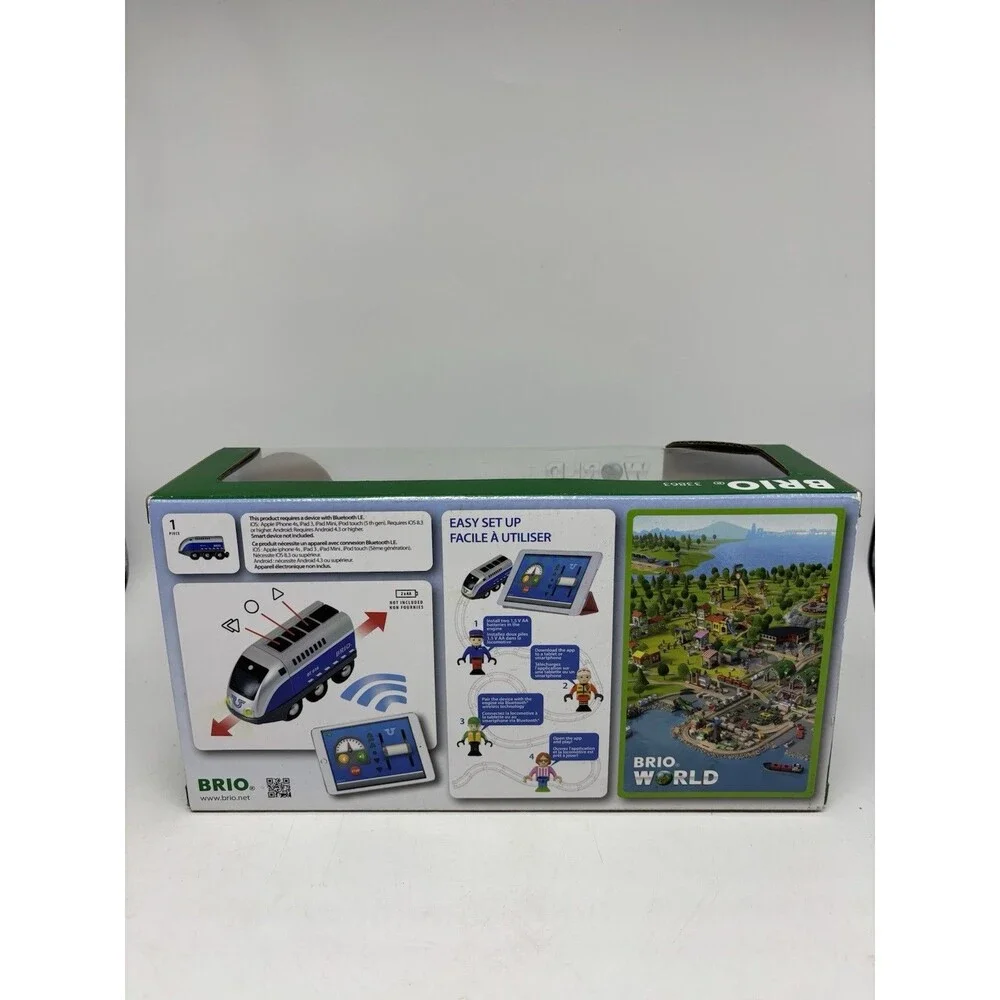 Brand New Brio World App-Enabled Wooden Train Engine In Package 33863